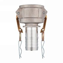 Камлок алюминиевый тип C, 3", розетка с хвостовиком под рукав 2", TL3020CAL TITAN LOCK