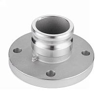 Камлок нержавеющий тип FA, ниппель с фланцем 6", AISI316, TL600FASS TITAN LOCK