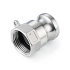 Камлок нержавеющий тип A ниппель, внутр. резьба BSP 2 1/2", AISI304, TL250ASS TITAN LOCK