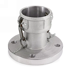 Камлок нержавеющий тип FC, розетка с фланцем 6", AISI316, TL600FCSS TITAN LOCK
