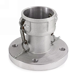 Камлок нержавеющий тип FC, розетка с фланцем 6", AISI316, TL600FCSS TITAN LOCK