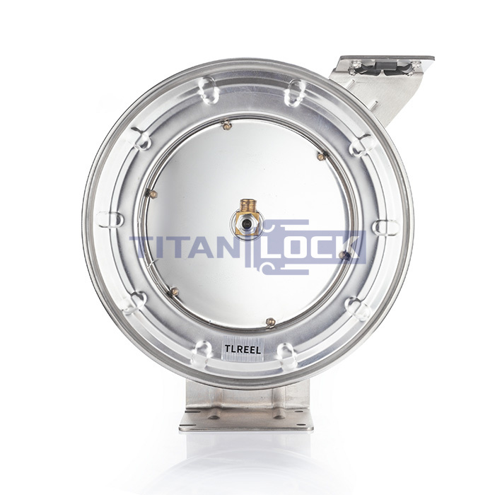 Барабан с инерционным механизмом, нерж. сталь, для мойки TLREEL TITAN LOCK