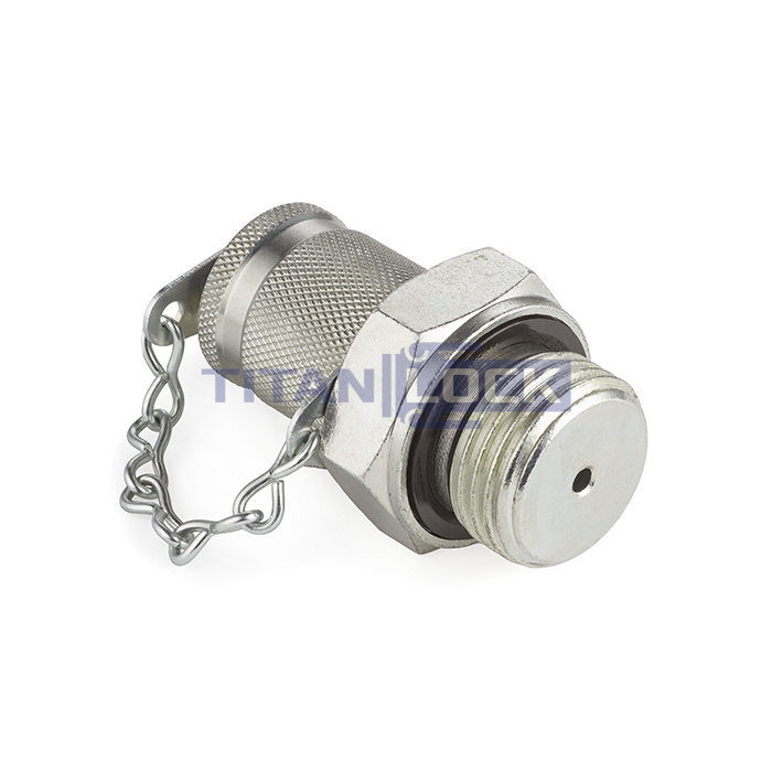 Точка контроля давления, резьба BSP 1/8-М16Х1,5, TL1/8PСP1,5 TITAN LOCK