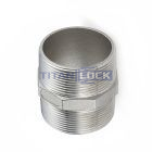 Шестигранный ниппель с наруж. резьбой BSP 1/2" с обеих сторон, сталь TL1/2HN TITAN LOCK