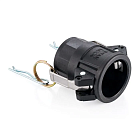 Камлок полипропиленовый тип D розетка, внутр. резьба BSP 1 1/2", TL150DPP TITAN LOCK