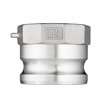 Камлок нержавеющий тип A ниппель, внутр. резьба BSP 4", AISI316, TL400ASS316 TITAN LOCK