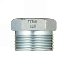 Переходник для парового соединения "GEFEST", ВР/НР, 2" NPT x Wing nut (оцинк. сталь), TLGFR2 (GB28) TITAN LOCK