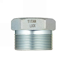 Переходник для парового соединения "GEFEST", ВР/НР, 1.1/4" NPT x Wing nut (оцинк. сталь), TLGFR1.1/4 (GB18) TITAN LOCK