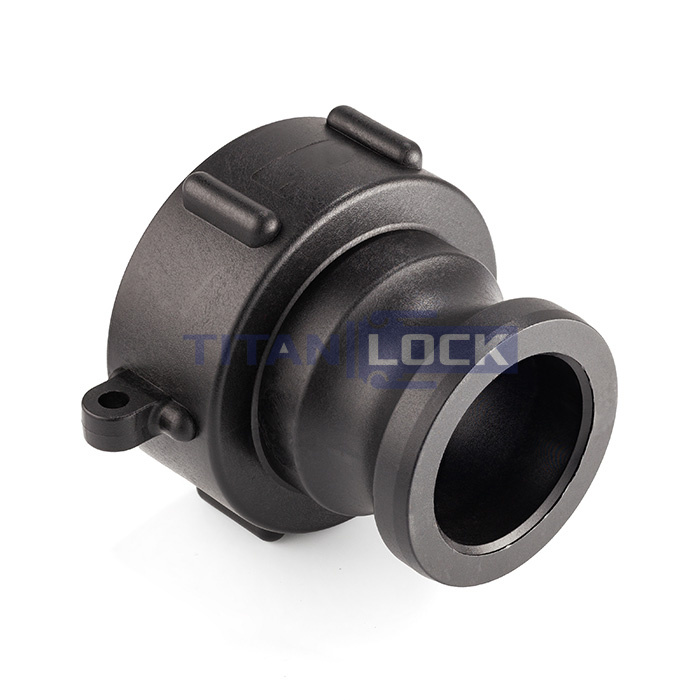 Переходник на Еврокуб, камлок тип A S60x1 1/2, полипроп., TLECS60x1.1/2AC TITAN LOCK
