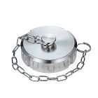 Молочная гайка глухая с цепочкой DIN 11851 DN50 нерж. 304 TL50NBCHS TITAN LOCK