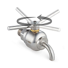 Пробоотборный кран нерж. 316, DN12, TLSC12SS TITAN LOCK