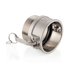 Камлок нержавеющий тип B розетка, наруж. резьба BSP 6", AISI304, TL600BSS TITAN LOCK