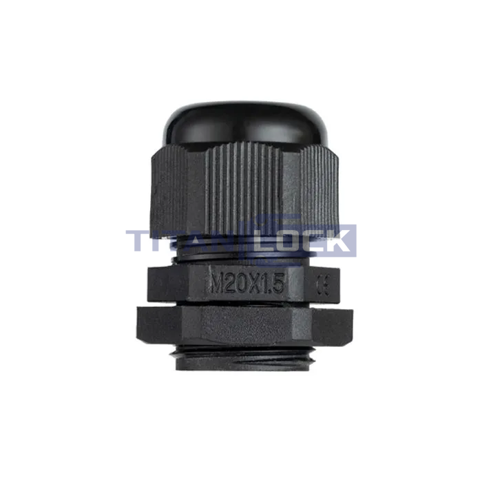 Зажим для кабеля (на розетку), пластиковый, М20х1.5, TLM20X1,5S TITAN LOCK