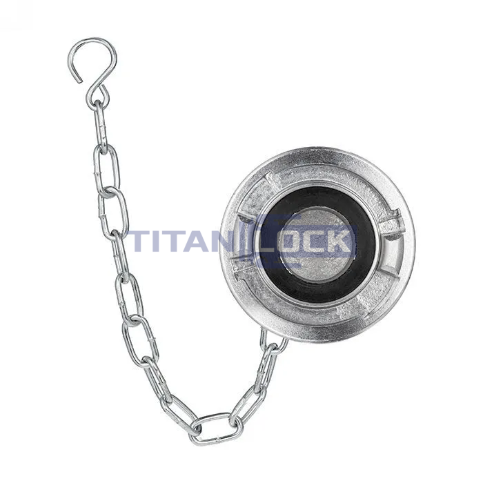 Cоединение типа Storz, заглушка с крепежной цепью, KA=66, алюминий TLSTORZ66 TITAN LOCK