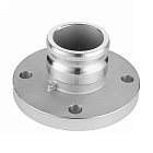 Камлок нержавеющий тип FA, ниппель с фланцем 6", AISI316, TL600FASS TITAN LOCK