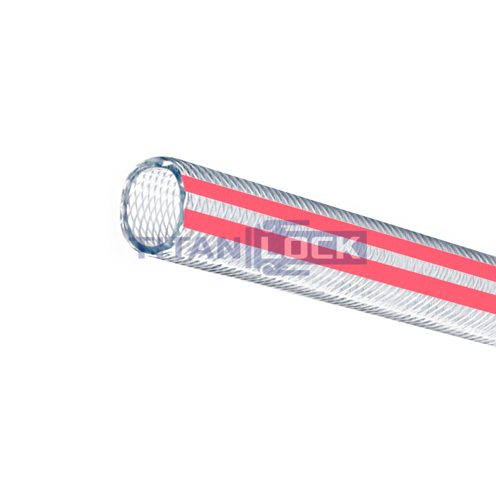 Пищевой напорный прозрачный ПВХ рукав "NEVA-PREM", -15+65 С, внутр.диам. 6 мм., TL006NV-PR TITAN LOCK