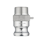 Камлок алюминиевый тип F ниппель, наруж. резьба NPT 3/4", TL75FALN TITAN LOCK