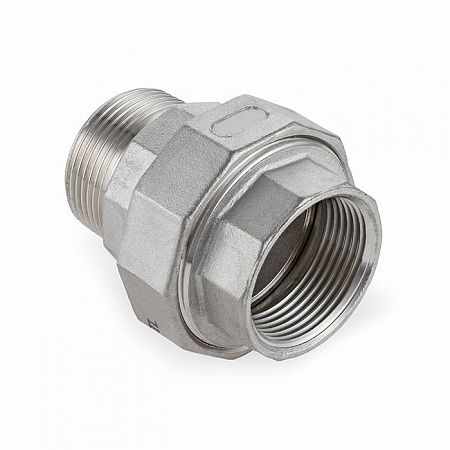 Американка с накидной гайкой 3/4" нержавеющая (AISI304), ВР/НР TL3/4UFM ...