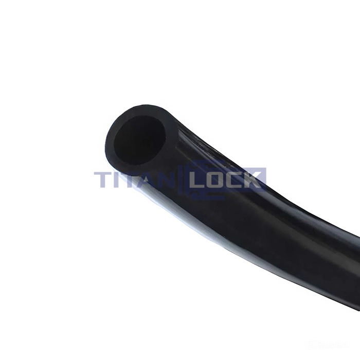 Полиамидная пневматическая трубка, черная, наруж.диам. 10 мм (вн.диам. 7,5 мм), TLP-PA6B10/7.5 TITAN LOCK