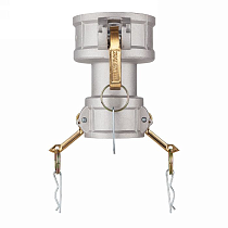 Камлок алюминиевый тип DD (переходник розетка 2" х розетка 3"), TL2030DDAL TITAN LOCK