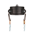 Камлок полипропиленовый тип DC, заглушка для ниппеля 3", TL300DCPP TITAN LOCK