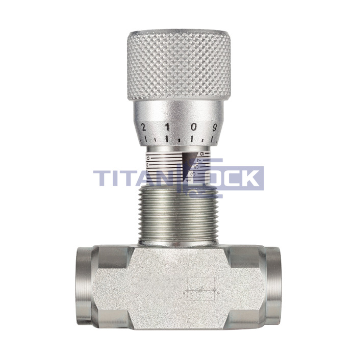 Гидравлический дроссель двунаправленный, 1/4", BP/BP, сталь, TL2WHT1/4FF TITAN LOCK