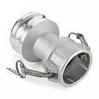 Камлок нержавеющий тип DА (переходник розетка 2" х ниппель 4"), TL2040DASS TITAN LOCK