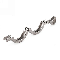 Хомут CLAMP одноосевой DN20 нерж. 304, DIN TL20CLC TITAN LOCK