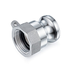 Камлок алюминиевый тип А ниппель, внутр. резьба BSP 1", TL100AAL TITAN LOCK