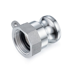 Камлок алюминиевый тип А ниппель, внутр. резьба BSP 1", TL100AAL TITAN LOCK