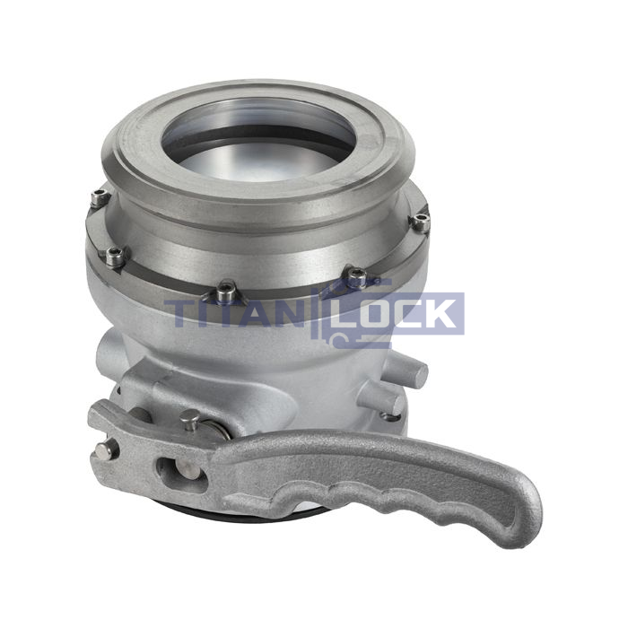 Адаптер API, с рукояткой, без смотрового стекла, алюминий, 4in, TL400API-H TITAN LOCK