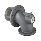 Пневматический донный клапан, круглый фланец, алюминий, 4in, TL400PBV-C TITAN LOCK