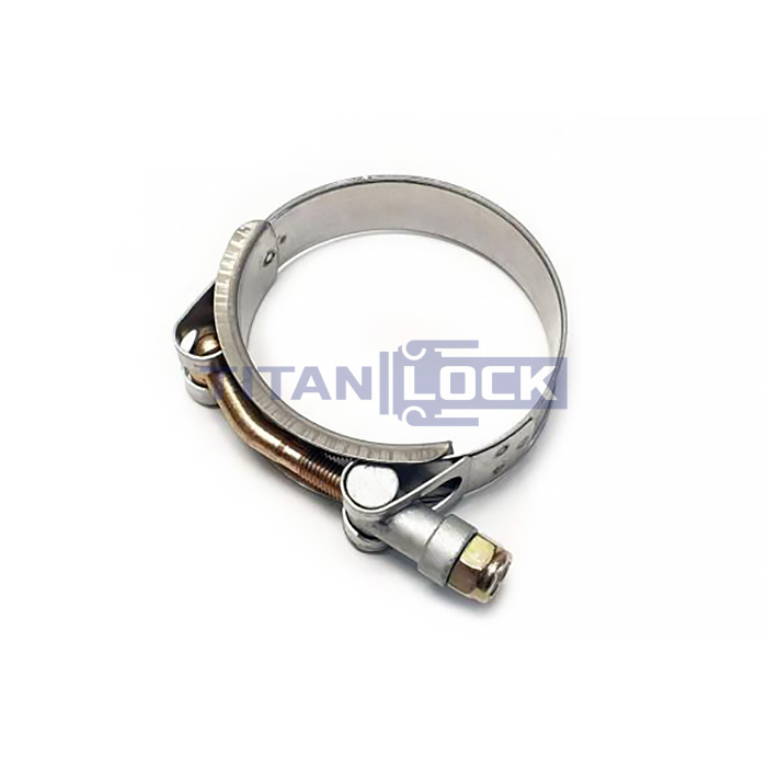 Усиленный хомут (80-85 мм), нержав.сталь (лента+болт) AISI 304, TL80-85RCSS TITAN LOCK