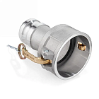 Камлок алюминиевый тип DА (переходник розетка 6" х ниппель 4"), TL6040DAAL TITAN LOCK