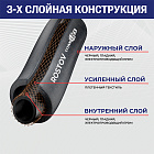 Универсальный напорный рукав из EPDM для сжатого воздуха, воды и химикатов "ROSTOV", 20 Бар, внутр.д. 32 мм., TL032RV TITAN LOCK