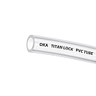 Прозрачная безнапорная ПВХ трубка "OKA", внутр.д. 6 мм., TL006OK TITAN LOCK