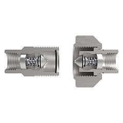 БРС серия G (WS) резьбовая, ниппель, нерж.сталь 304, 1 1/4in TL10GMS TITAN LOCK