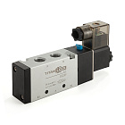 Пневмораспределитель электромагнитный 4V, серия 300, 1 канал, 10 мм, DC24V, TL4V310-10DC24V TITAN LOCK