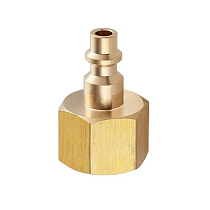 БРС серия D, ISO 6150 B, ниппель, внутр.резьба, латунь, 1/4in TL2DM-B TITAN LOCK