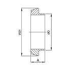 Конический штуцер под приварку DIN 11851, DN32, нерж. сталь 316, TL32CONWSS TITAN LOCK