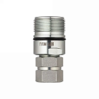 БРС серия N (CVV, ISO 14541) резьбовая, ниппель, оцинк. сталь, 1in TL8NM TITAN LOCK