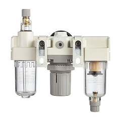 Блок подготовки воздуха AC 3000-03, 3/8" 2000 л/мин, TLP-AC3000-03 TITAN LOCK