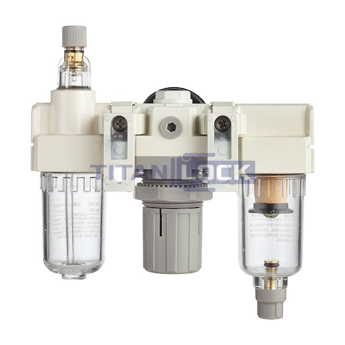 Блок подготовки воздуха AC 3000-03, 3/8" 2000 л/мин, TLP-AC3000-03 TITAN LOCK