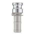 Камлок алюминиевый тип E серия "EcoLine", ниппель с хвостовиком 1 1/2", TL150EAL-EL TITAN LOCK