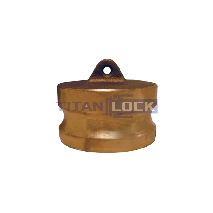4Камлок латунный тип DР, заглушка для розетки 1/2", TL50DPBR TITAN LOCK