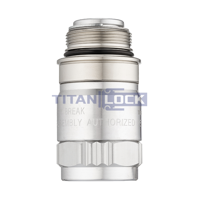 Муфта поворотная разрывная, наруж. резьба BSP 3/4", алюминий, TLRBC3/4M-AL TITAN LOCK