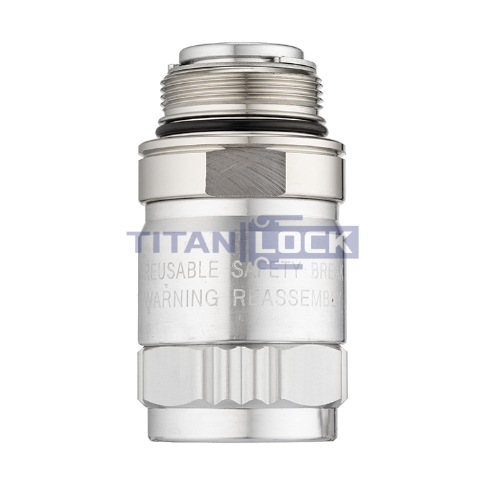 Муфта поворотная разрывная, наруж. резьба BSP 3/4", алюминий, TLRBC3/4M-AL TITAN LOCK
