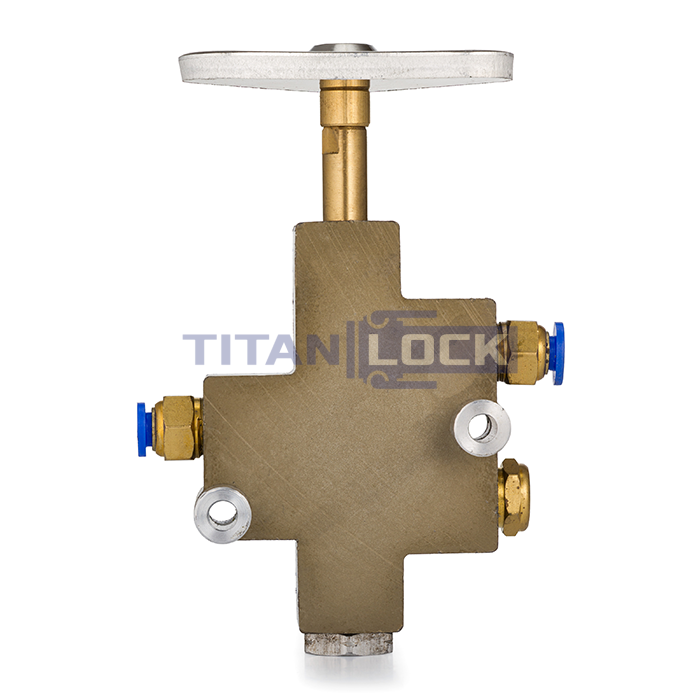 Интерлок для пневмопереключения отвода ПВС, алюминий, TL400INTP TITAN LOCK