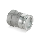 Соединение ZEVS ("сухой" разъем) ниппель, 4in, BSP, материал алюм. TLDDA400-AL TITAN LOCK