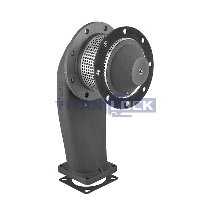 Пневматический донный клапан, низкопрофильный, алюминий, 4in, TL400PBV-L TITAN LOCK